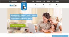 Desktop Screenshot of nextpay.com